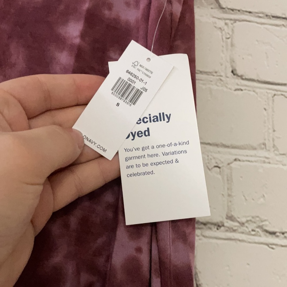 New Old Navy Pink/Purple Tie Dye Tank Top - Picture 2 of 5